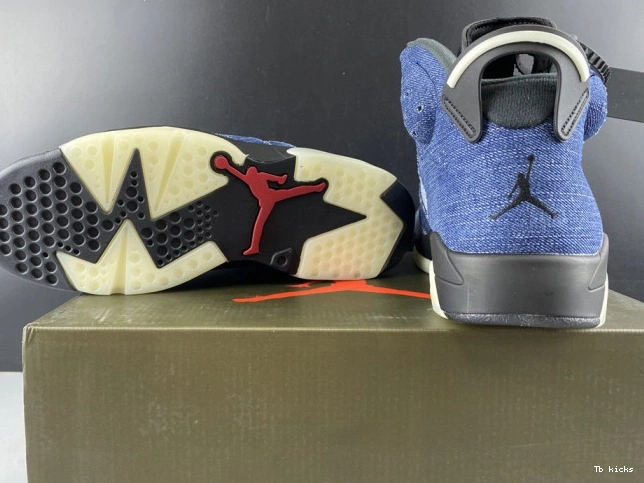 Rep TBK 6 Jordan Air Denim Washed CT5350-401 0809
